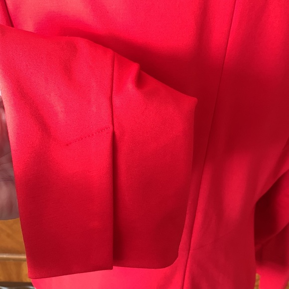 Laura Petites Red Stretch Blazer NWOT - Picture 5 of 7